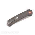 „Dulotec K211“ sulankstomas peilis – juodas, pagamintas iš 8Cr13Mov nerūdijančio plieno » Dulotec.LT