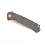 „Dulotec K211“ sulankstomas peilis – juodas, pagamintas iš 8Cr13Mov nerūdijančio plieno » Dulotec.LT