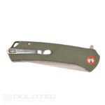 „Dulotec K211“ sulankstomas peilis – žalias, pagamintas iš 8Cr13Mov nerūdijančio plieno » Dulotec.LT