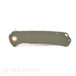 „Dulotec K211“ sulankstomas peilis – žalias, pagamintas iš 8Cr13Mov nerūdijančio plieno » Dulotec.LT