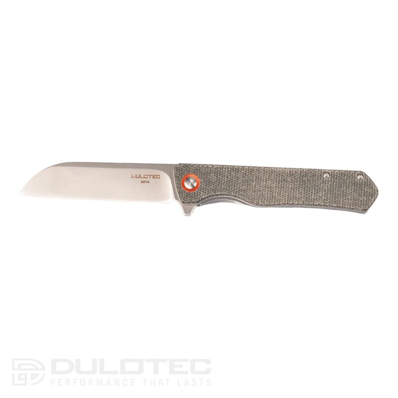 „Dulotec K214“ sulankstomas peilis – juodas, pagamintas iš D2 įrankinio plieno » Dulotec.LT