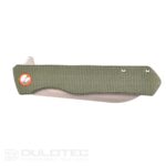 „Dulotec K214“ sulankstomas peilis – žalias D2 įrankinis plienas » Dulotec.LT