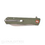 „Dulotec K214“ sulankstomas peilis – žalias D2 įrankinis plienas » Dulotec.LT