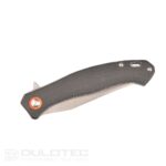 „Dulotec K213“ sulankstomas peilis – juodas, pagamintas iš 8Cr13Mov nerūdijančio plieno » Dulotec.LT