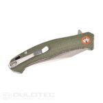 „Dulotec K213“ sulankstomas peilis – žalias, pagamintas iš 8Cr13Mov nerūdijančio plieno » Dulotec.LT