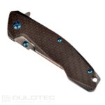 „Dulotec K260“ sulankstomas peilis – „G10“ rankena su anglies danga » Dulotec.LT