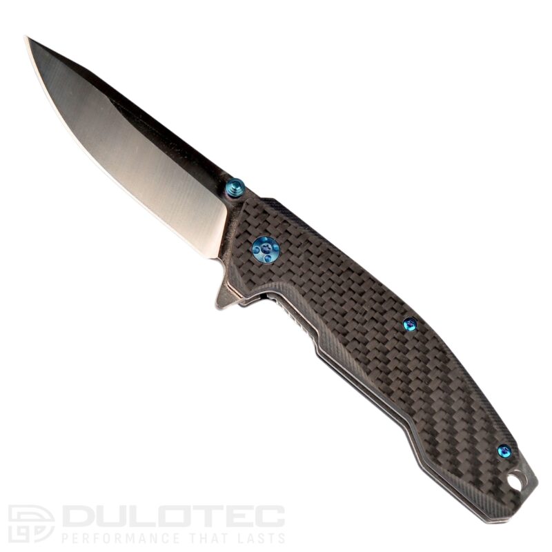 „Dulotec K260“ sulankstomas peilis – „G10“ rankena su anglies danga » Dulotec.LT
