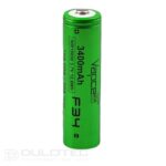 „Vapcell F34“ 18650 3400 mAh 10 A/20 A baterija su išsikišusiu teigiamuoju gnybtu » Dulotec.LT