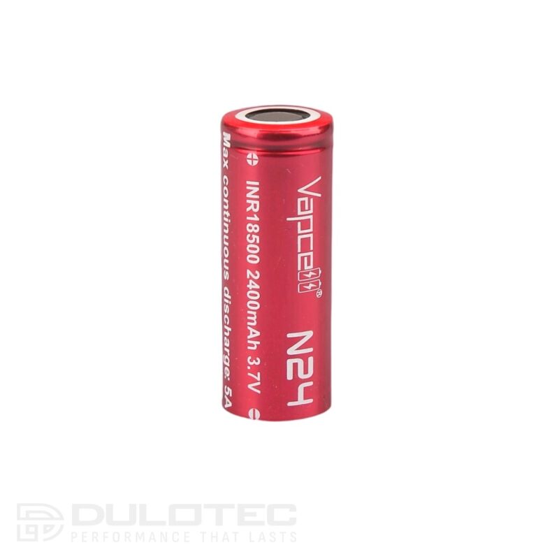 „Vapcell N24“ 18500 baterija, 2400 mAh, 5 A » Dulotec.LT