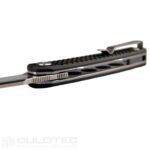 „Dulotec K255“ sulankstomas peilis – G10 polimerinė rankena ir D2 įrankinio plieno ašmenys » Dulotec.LT