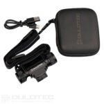 Galingas „Dulotec H6“ žibintuvas su priartinimo funkcija + 3400 mAh baterija, balta šviesa » Dulotec.LT