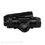 Galingas „Dulotec H6“ žibintuvas su priartinimo funkcija + 3400 mAh baterija, balta šviesa » Dulotec.LT