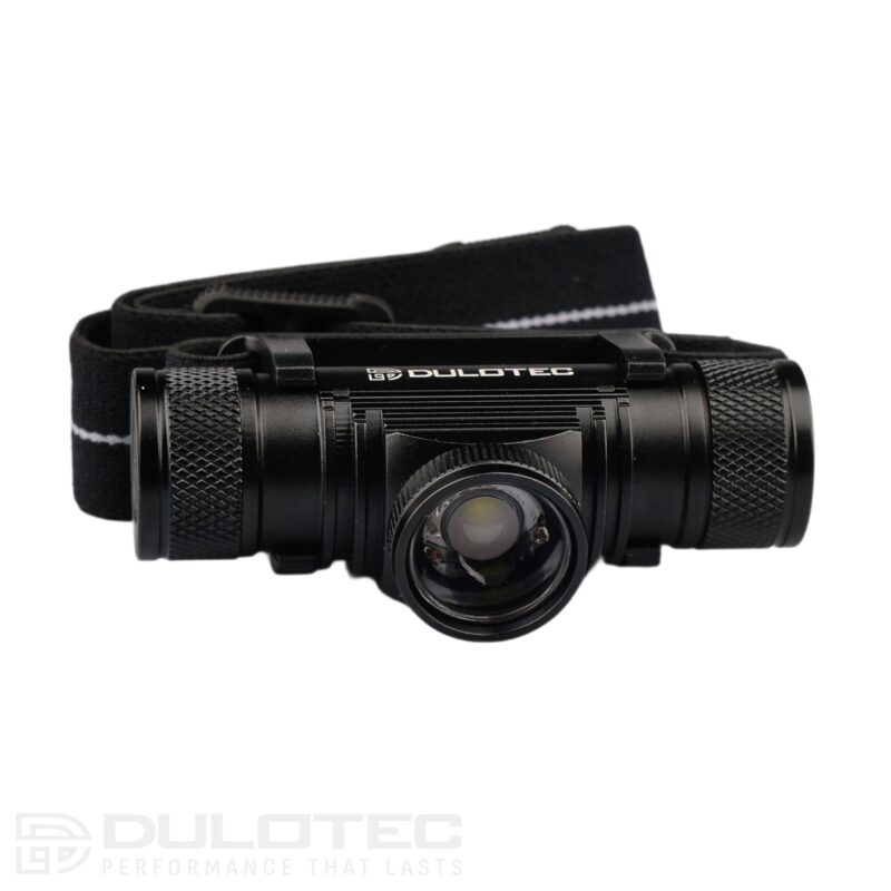 Galingas „Dulotec H6“ žibintuvas su priartinimo funkcija + 3400 mAh baterija, balta šviesa » Dulotec.LT