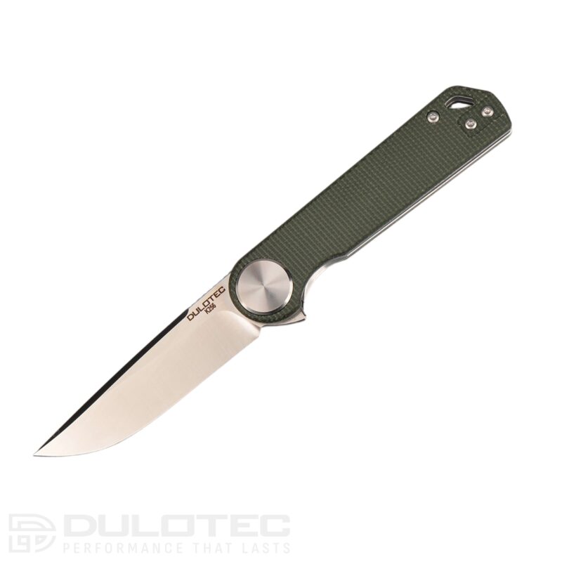 „Dulotec K256-GR“ sulankstomas peilis – „Micarta“ rankena ir „D2“ įrankinis plienas » Dulotec.LT