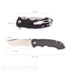 „Dulotec K121“ sulankstomas peilis – 8Cr13MoV nerūdijantis plienas » Dulotec.LT