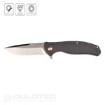 „Dulotec K223“ sulankstomas peilis – oranžinis, pagamintas iš 5Cr14Mov nerūdijančio plieno » Dulotec.LT