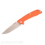 „Dulotec K223“ sulankstomas peilis – oranžinis, pagamintas iš 5Cr14Mov nerūdijančio plieno » Dulotec.LT