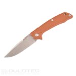 „Dulotec K223“ sulankstomas peilis – rudos spalvos, pagamintas iš 5Cr14Mov nerūdijančio plieno » Dulotec.LT