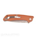 „Dulotec K223“ sulankstomas peilis – rudos spalvos, pagamintas iš 5Cr14Mov nerūdijančio plieno » Dulotec.LT