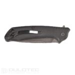 „Dulotec K223“ sulankstomas peilis – juodas, pagamintas iš 5Cr14Mov nerūdijančio plieno » Dulotec.LT