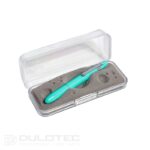 „Fisher Space Pen“ rašiklis „Tahitian Blue Bullet“ su chromuotu spaustuku, modelis 400TBLCL, dovanų dėžutėje » Dulotec.LT