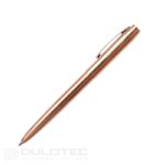 „Fisher Space Pen“ antimikrobinis „Raw Brass Cap-O-Matic“ rašiklis su chromuotu spaustuku, modelis M4RAW, dovanų dėžutėje » Dulotec.LT