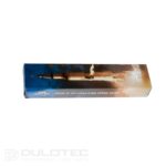 „Fisher Space Pen“ antimikrobinis „Raw Brass Cap-O-Matic“ rašiklis su chromuotu spaustuku, modelis M4RAW, dovanų dėžutėje » Dulotec.LT