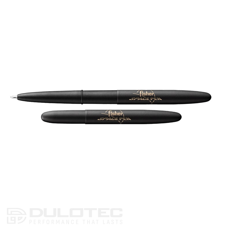 „Fisher Space Pen“ matinės juodos spalvos „Bullet“ modelis su „Space Pen“ logotipu, be spaustuko, 400B/FSP » Dulotec.LT