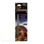 „Fisher Space Pen“ juodas „Stowaway“ su anoduoto aliuminio spaustuku, blisterinėje pakuotėje, SWY/C-Black » Dulotec.LT