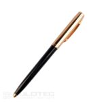 „Fisher Space Pen Cap-O-Matic“ rašiklis su žalvariniu dangteliu ir baltu korpusu, modelis 775G-W, dovanų dėžutėje » Dulotec.LT