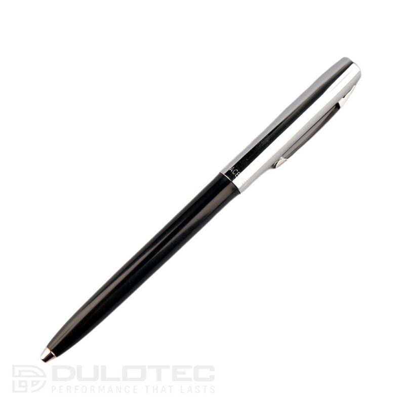 „Fisher Space Pen Cap-O-Matic“, chromuotas dangtelis, juodas korpusas, 775-B, dovanų dėžutėje » Dulotec.LT