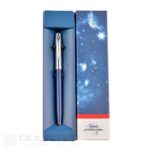 „Fisher Space Pen Cap-O-Matic“, chromuotas dangtelis, mėlynas korpusas, 775-BL, dovanų dėžutėje » Dulotec.LT