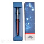 „Fisher Space Pen Cap-O-Matic“, chromuotas dangtelis, bordo spalvos korpusas, modelis 775-Burg, dovanų dėžutėje » Dulotec.LT