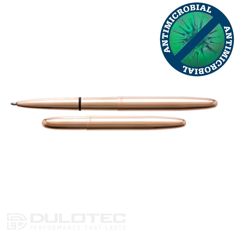 „Fisher Space Pen“ antimikrobinis „Raw Brass Bullet“ rašiklis – 400-RAW su dovanų dėžute » Dulotec.LT