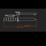 „Glock“ FM78 kovinis peilis » Dulotec.LT