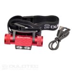 Galingas „Dulotec H1“ žibintuvėlis + 3000 mAh baterija, balta šviesa » Dulotec.LT