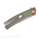 „Dulotec K212“ sulankstomas peilis – žalias, pagamintas iš 8Cr13 nerūdijančio plieno » Dulotec.LT