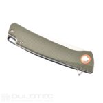 „Dulotec K212“ sulankstomas peilis – žalias, pagamintas iš 8Cr13 nerūdijančio plieno » Dulotec.LT