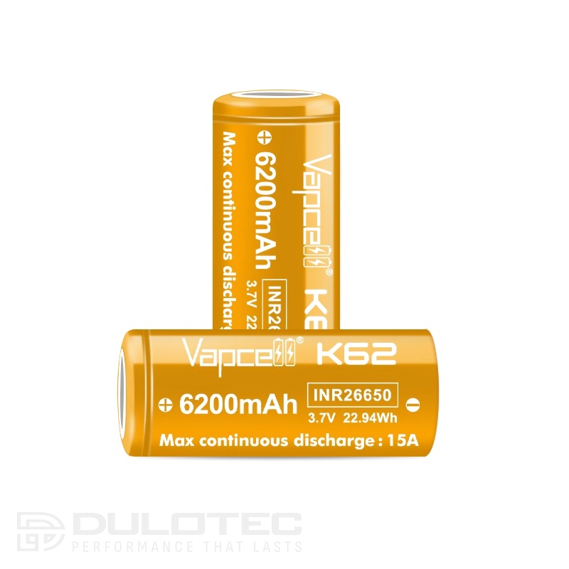 „Vapcell“ 26650 K62 6200 mAh 15 A akumuliatorius » Dulotec.LT