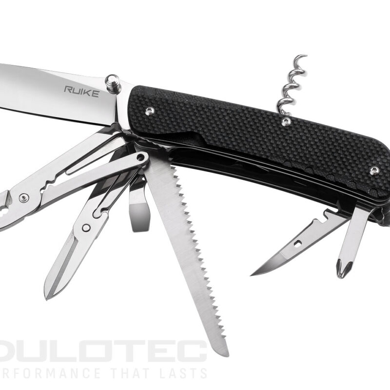 „Ruike LD51B“ daugiafunkcinis įrankis su peiliu – 23 įrankiai » Dulotec.LT
