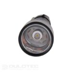 „Dulotec Guardian“ taktinis žibintuvėlis, 1 800 liumenų, 700 metrų, 5 200 mAh akumuliatorius, magnetinis įkrovimas, dėklas » Dulotec.LT