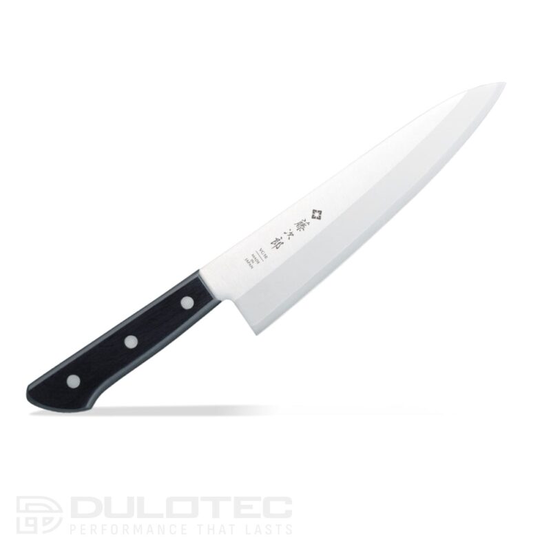 „Tojiro Basic“ virėjo peilis, 200 mm, F-317 – laminuotas VG10 peilio ašmenys » Dulotec.LT