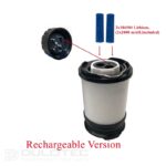 „Dulotec BLR2“ kempingo lempa + 2 baterijos po 2000 mAh » Dulotec.LT