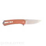 „Dulotec K211“ sulankstomas peilis – rudas, pagamintas iš 8Cr13Mov nerūdijančio plieno » Dulotec.LT