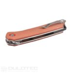 „Dulotec K211“ sulankstomas peilis – rudas, pagamintas iš 8Cr13Mov nerūdijančio plieno » Dulotec.LT