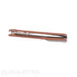 „Dulotec K211“ sulankstomas peilis – rudas, pagamintas iš 8Cr13Mov nerūdijančio plieno » Dulotec.LT