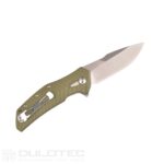 „Dulotec K224“ sulankstomas peilis – žalias, pagamintas iš 8Cr14Mov nerūdijančio plieno » Dulotec.LT