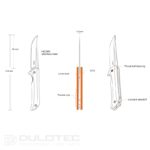 „Ruike P121-G“ sulankstomas peilis » Dulotec.LT