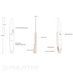 „Ruike P848-B“ sulankstomas peilis  – juodas G10, nerūdijantis plienas 14C28N » Dulotec.LT