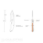 „Ruike P851-B“ peilis » Dulotec.LT